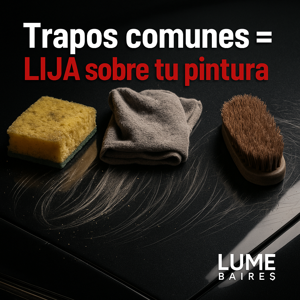 Cepillos que rayan la pintura
